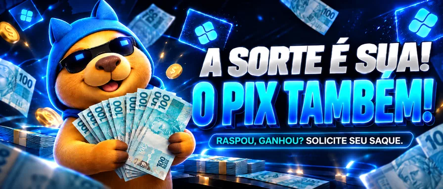 A sorte é sua! O Pix também! Solicite seu saque — Raspe727